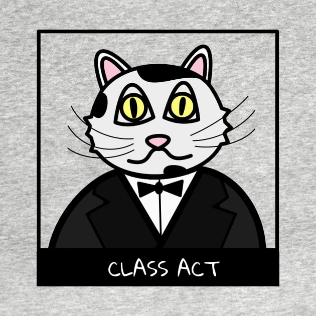 Class act - cat in a suit by Artemis Garments